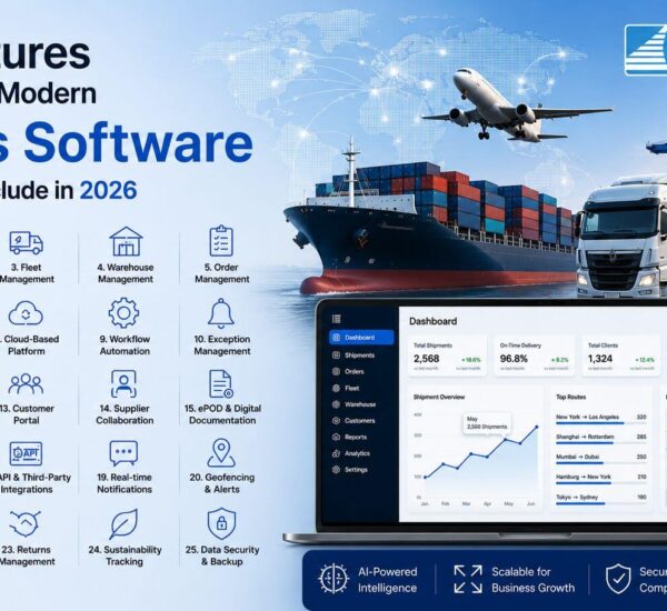 25 Features Every Modern Logistics Software Platform Should Include in 2026