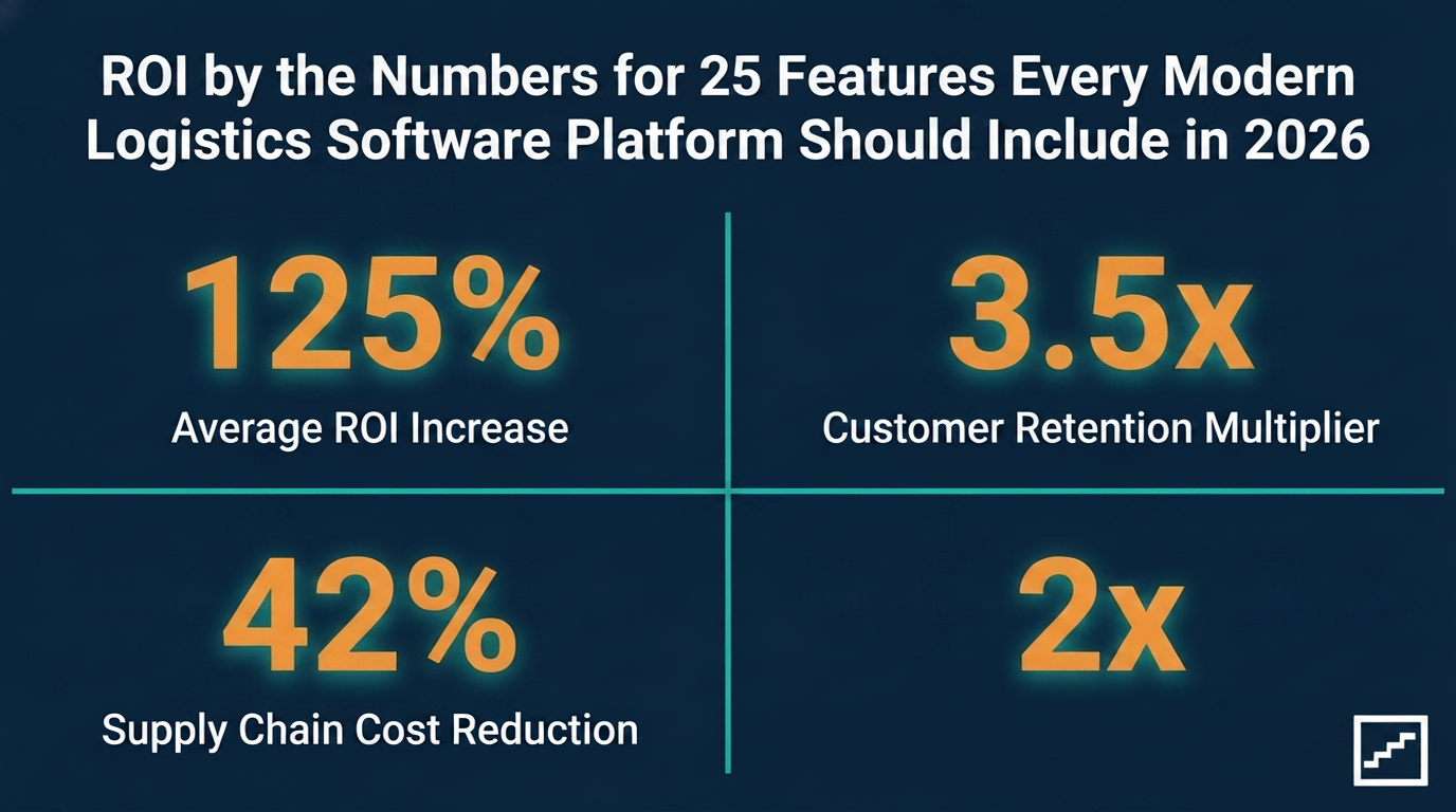 25 Features Every Modern Logistics Software Platform Should Include in 2026 ROI metrics