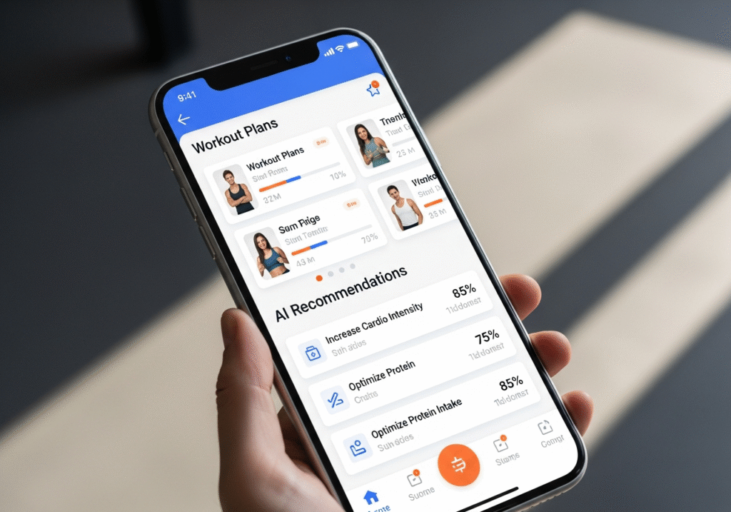 AI virtual personal trainer fitness app development case study