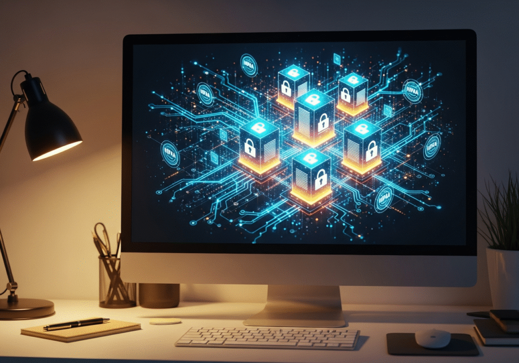 HIPAA compliant PHI protection healthcare data security case study