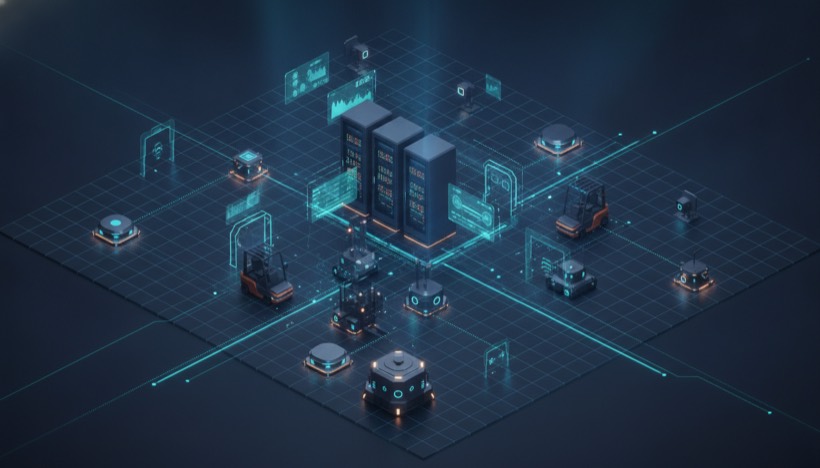 IoT sensors providing real-time warehouse visibility