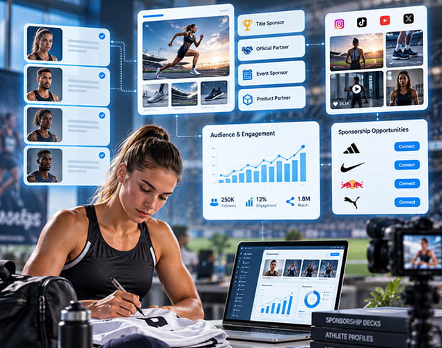 AI Powered Athlete Sponsorship Platform and Digital Media Kit