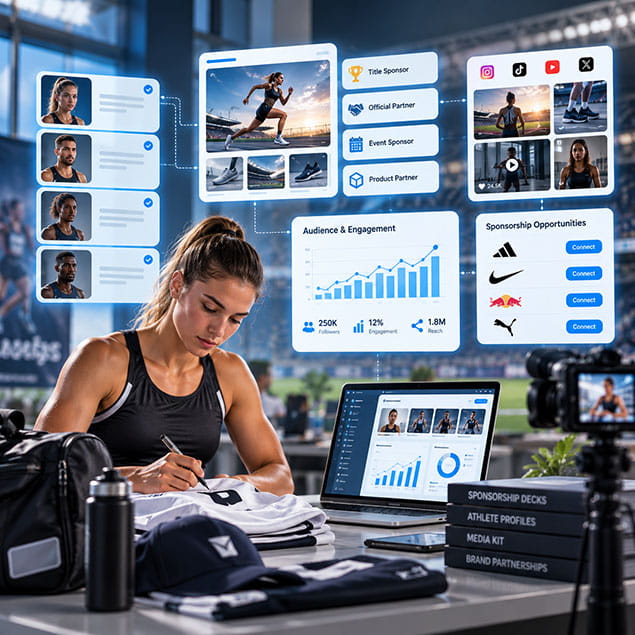 AI Powered Athlete Sponsorship Platform and Digital Media Kit