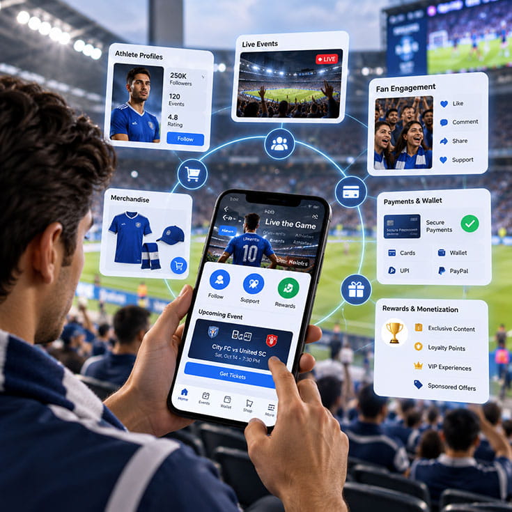 AI Powered Sports Fan Engagement and Athlete Monetization Platform