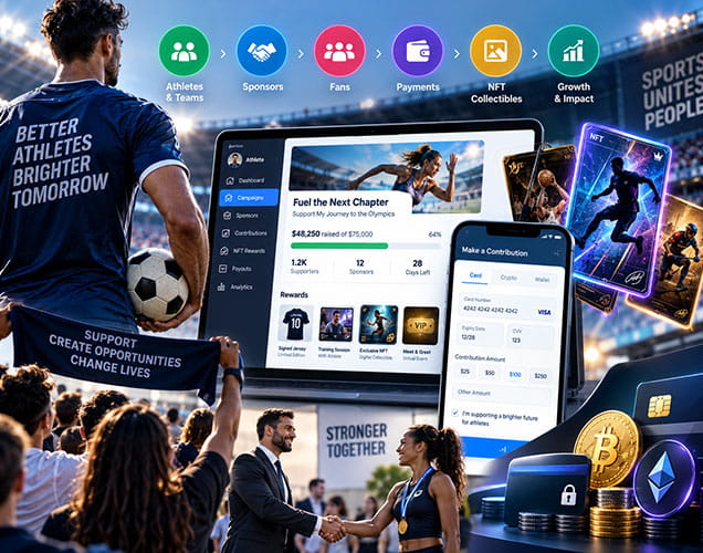 Sports Sponsorship, Fundraising & NFT Fintech Platform Case Study