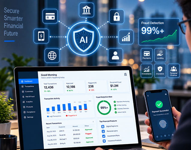 FinTech Platform Development: AI-Powered Financial Product with 99%+ Fraud Detection