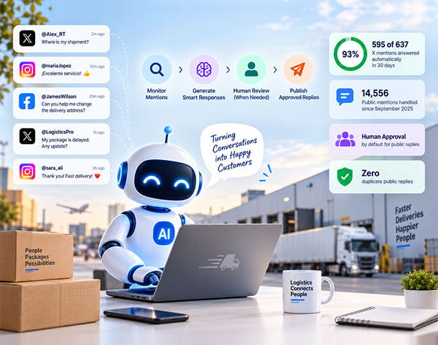 AI Agent for Logistics Social Media Customer Service Case Study