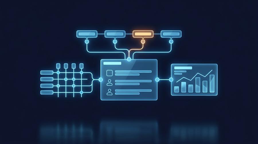 Enterprise portal architecture with approval workflow, role permissions and reporting