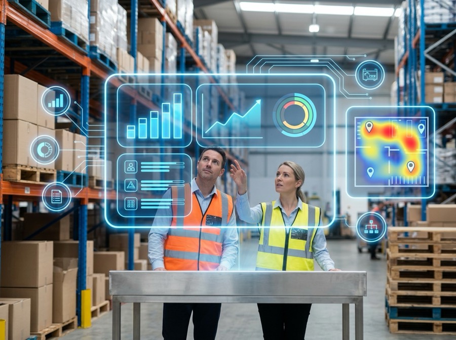 RFID inventory dashboards and reporting for warehouse teams